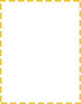 A black square with a yellow dashed border, designed for promotional or informational purposes.